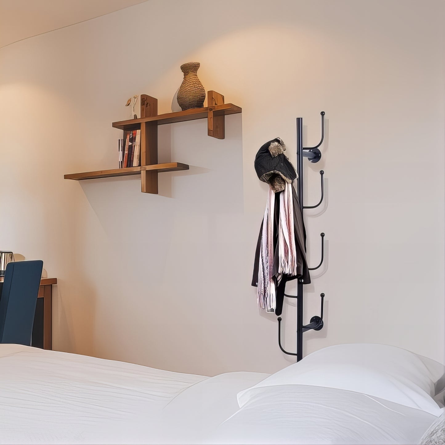 Porte-manteau mural - Style vertical