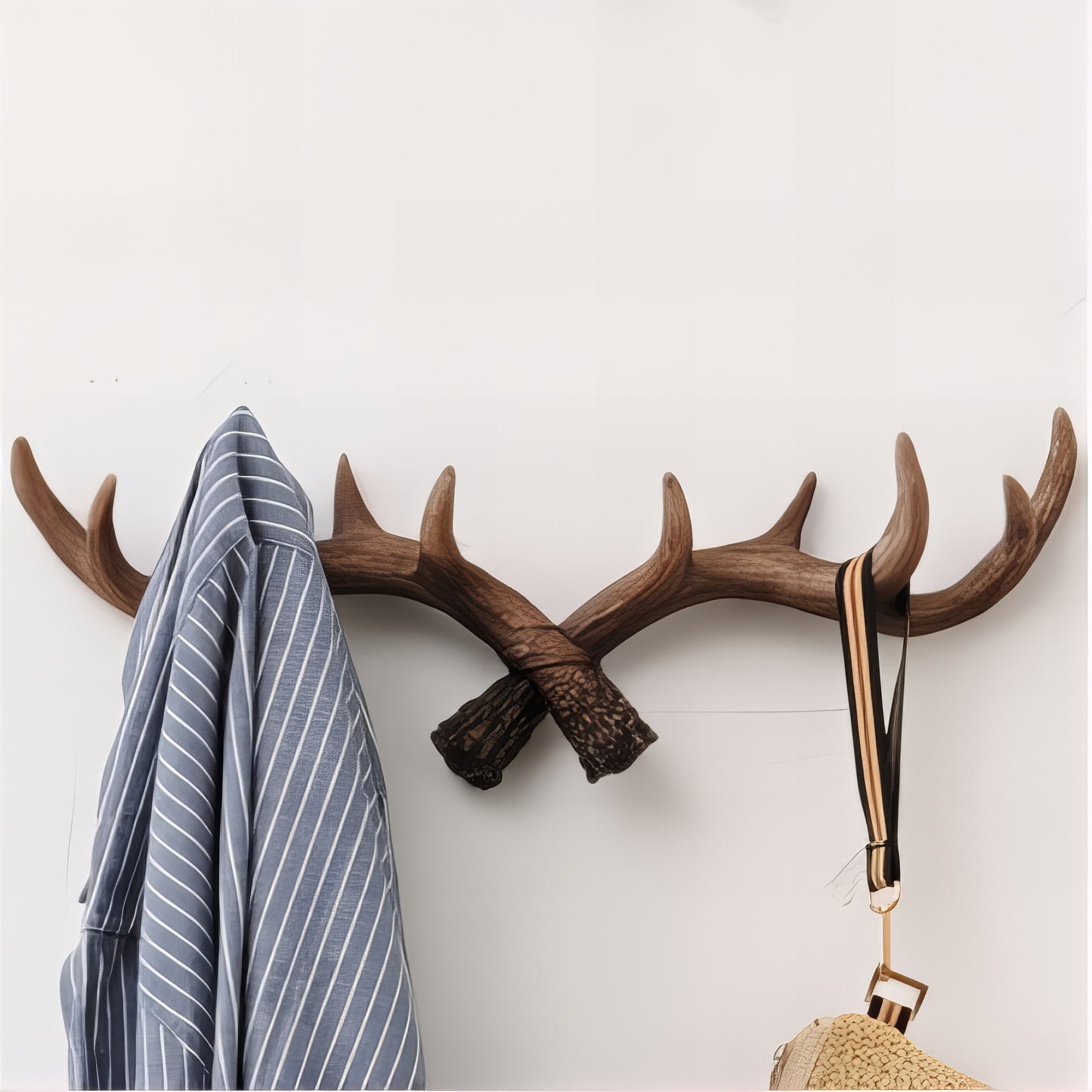 Porte-manteau décoratif - Style bois de cerfs