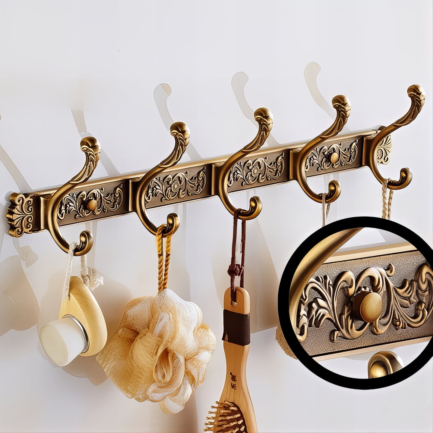 Porte-manteau mural - Style art classique