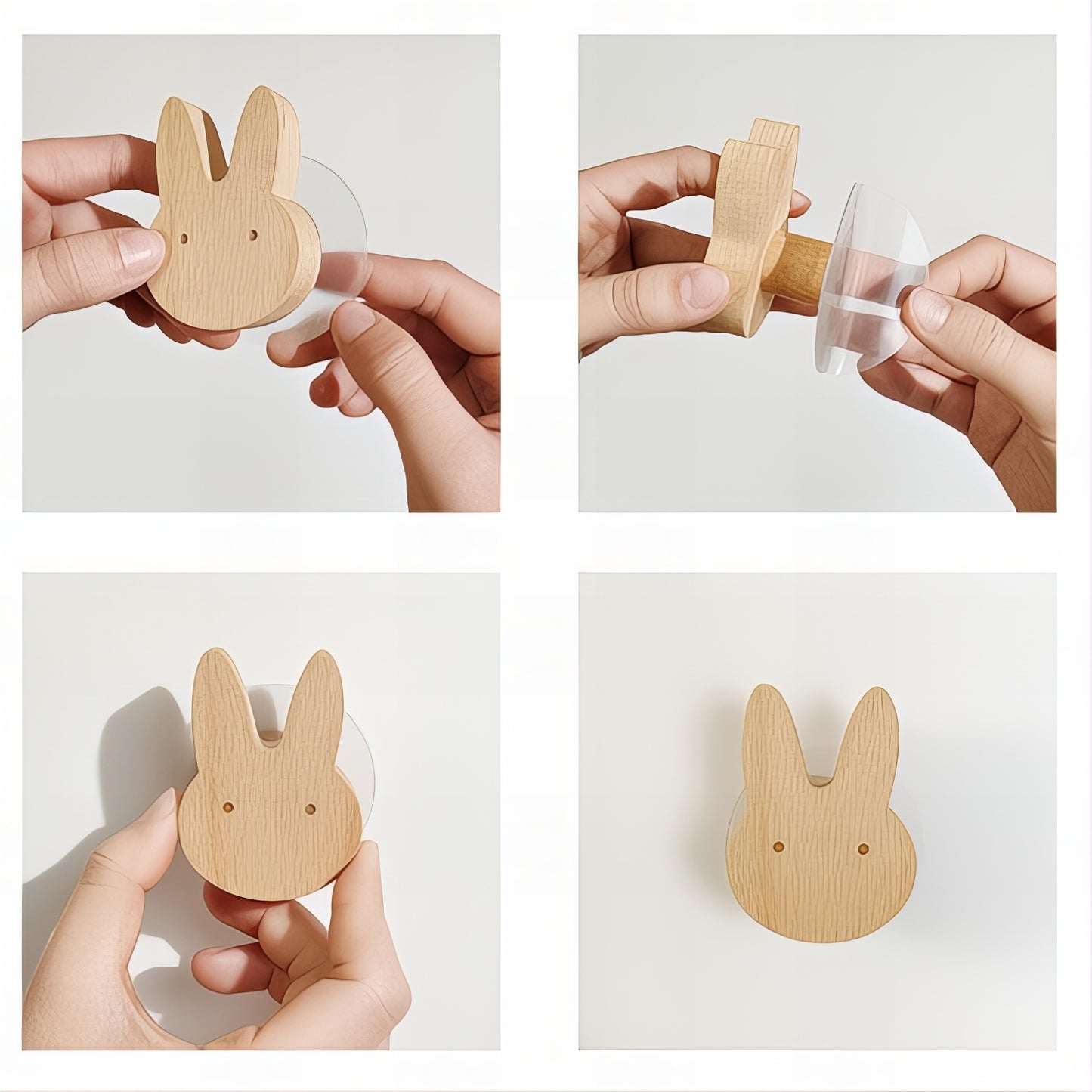 Patère en Bois pour enfant - Animaux de la Savane (Lot x8)