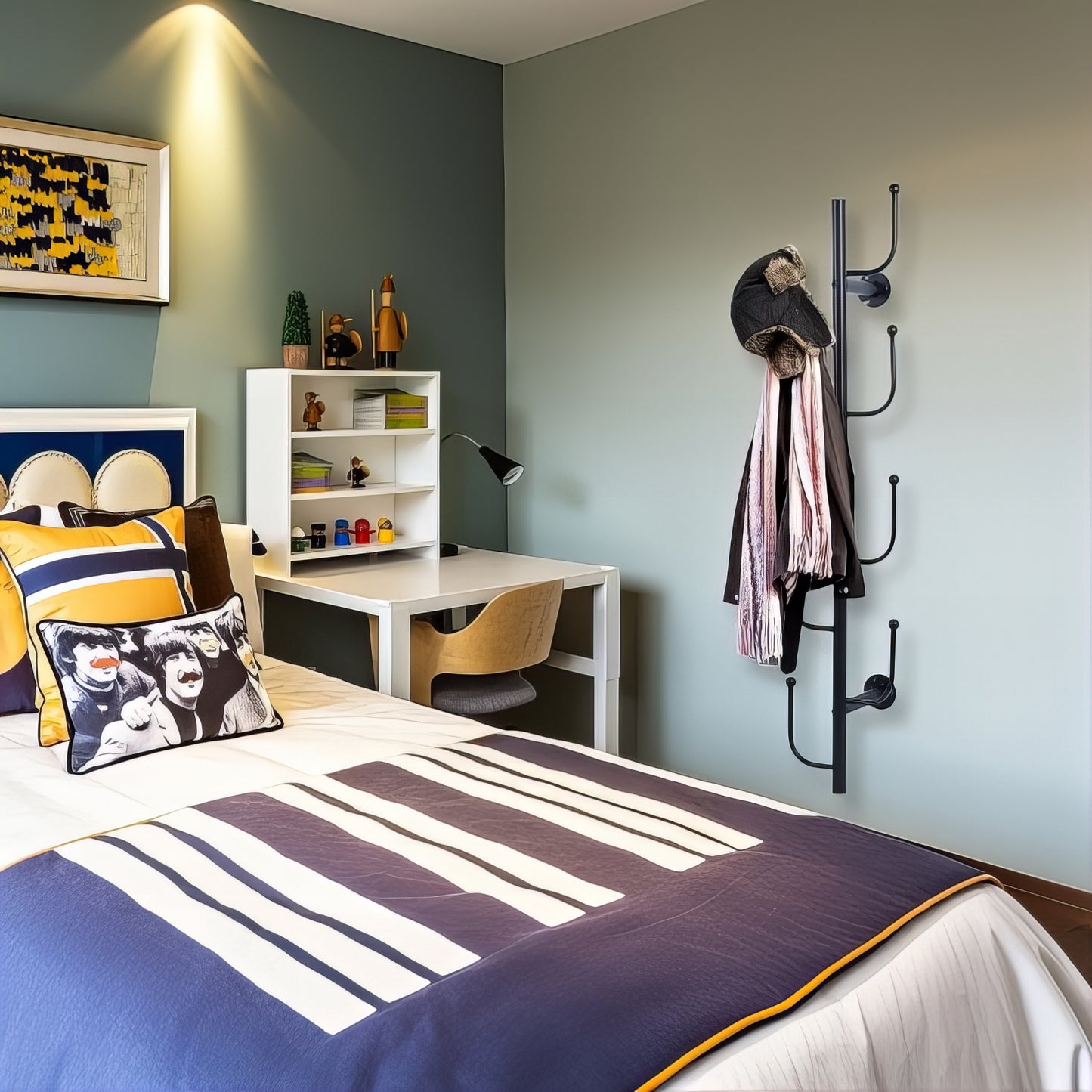 Porte-manteau mural - Style vertical
