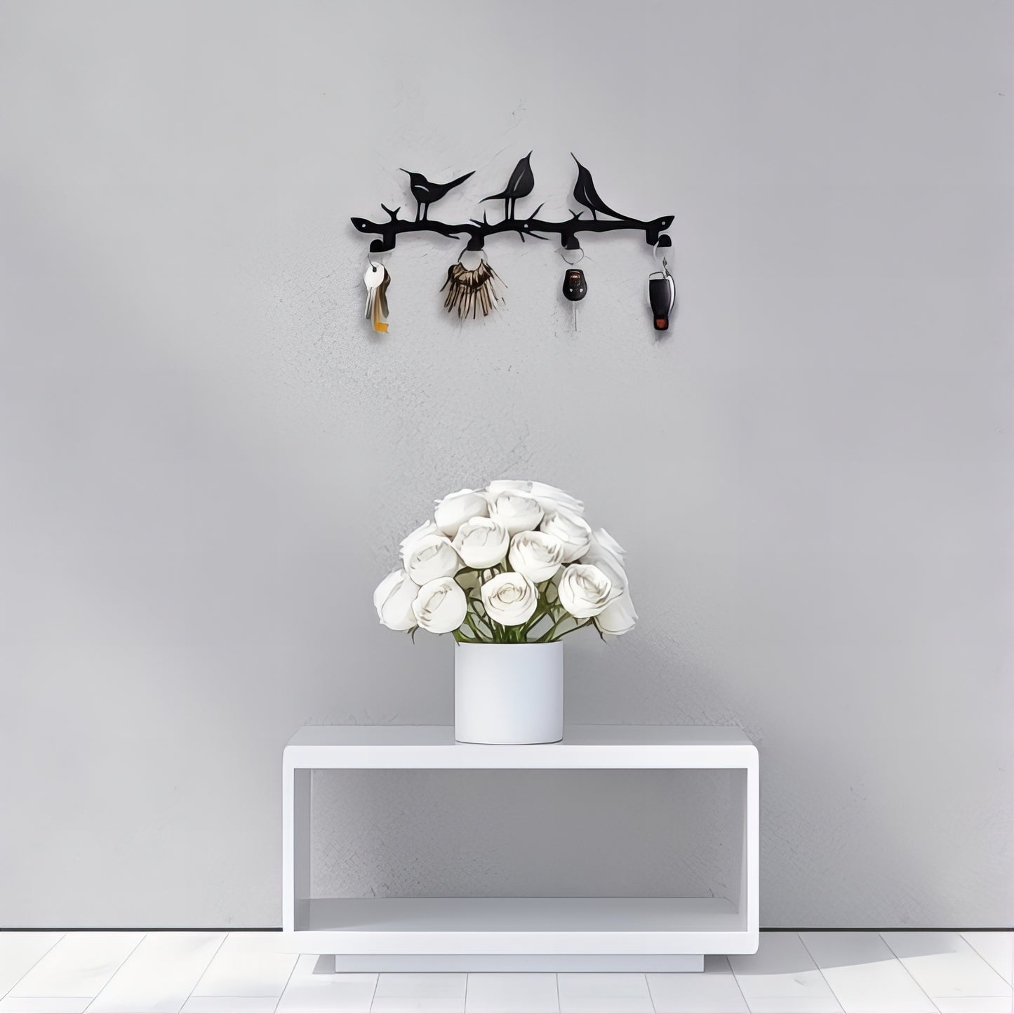 Porte-manteau décoratif - Style oiseaux chantants