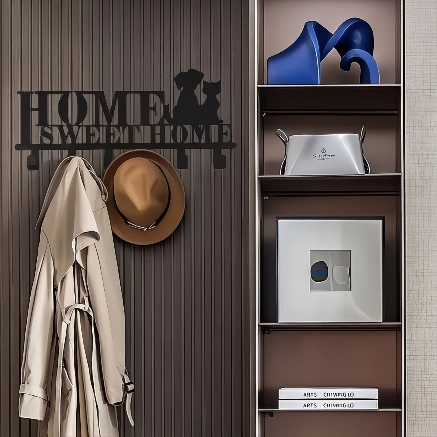 Porte-manteau mural & clés - Style Sweet Home Moderne