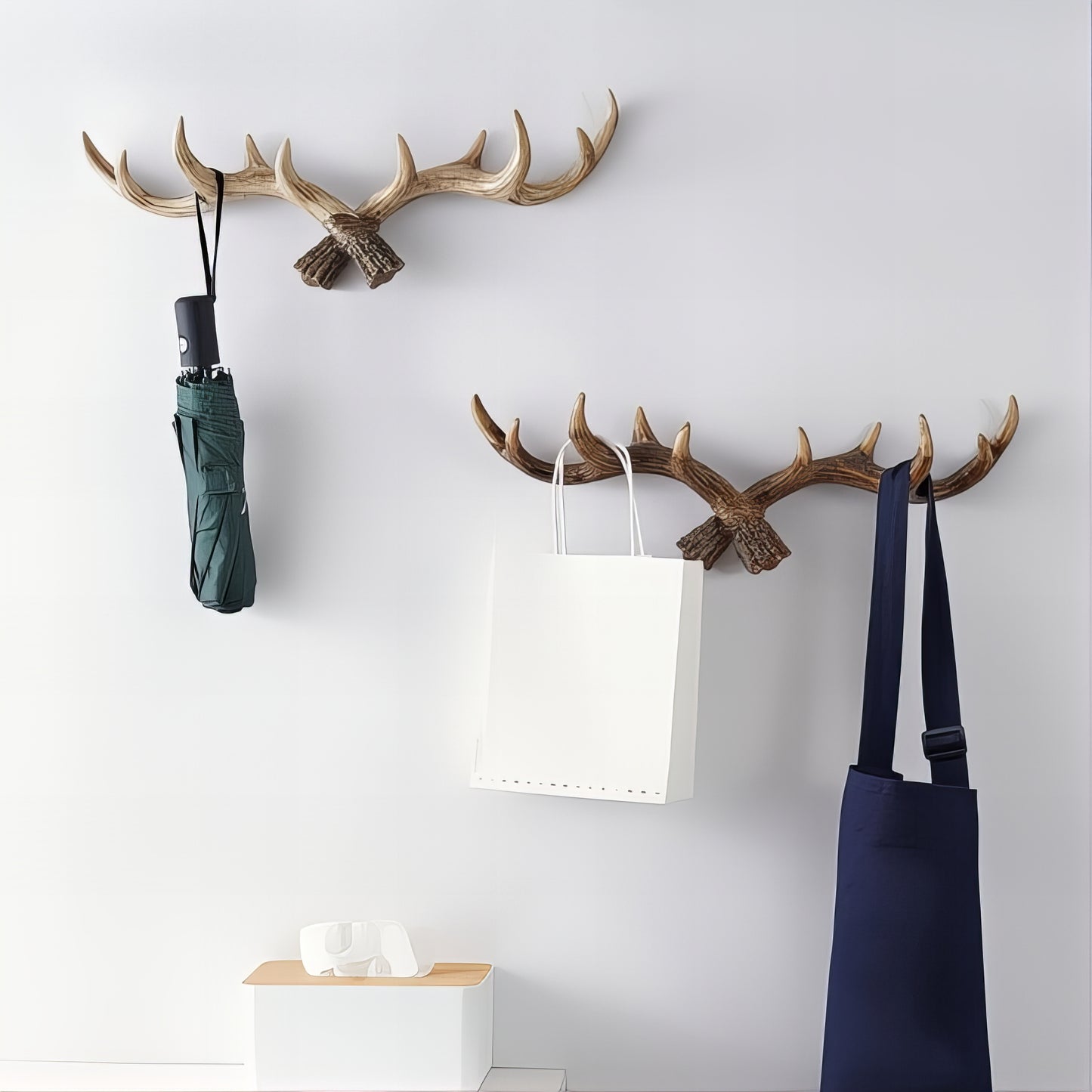 Porte-manteau décoratif - Style bois de cerfs
