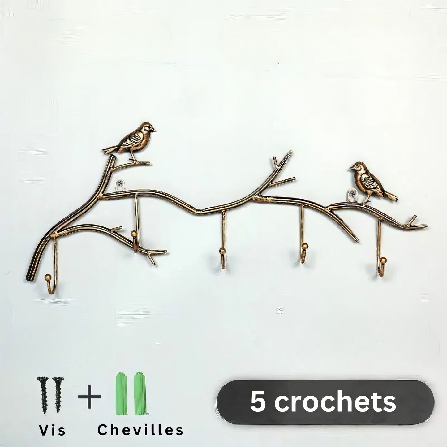 Porte-manteau décoratif - Style nature