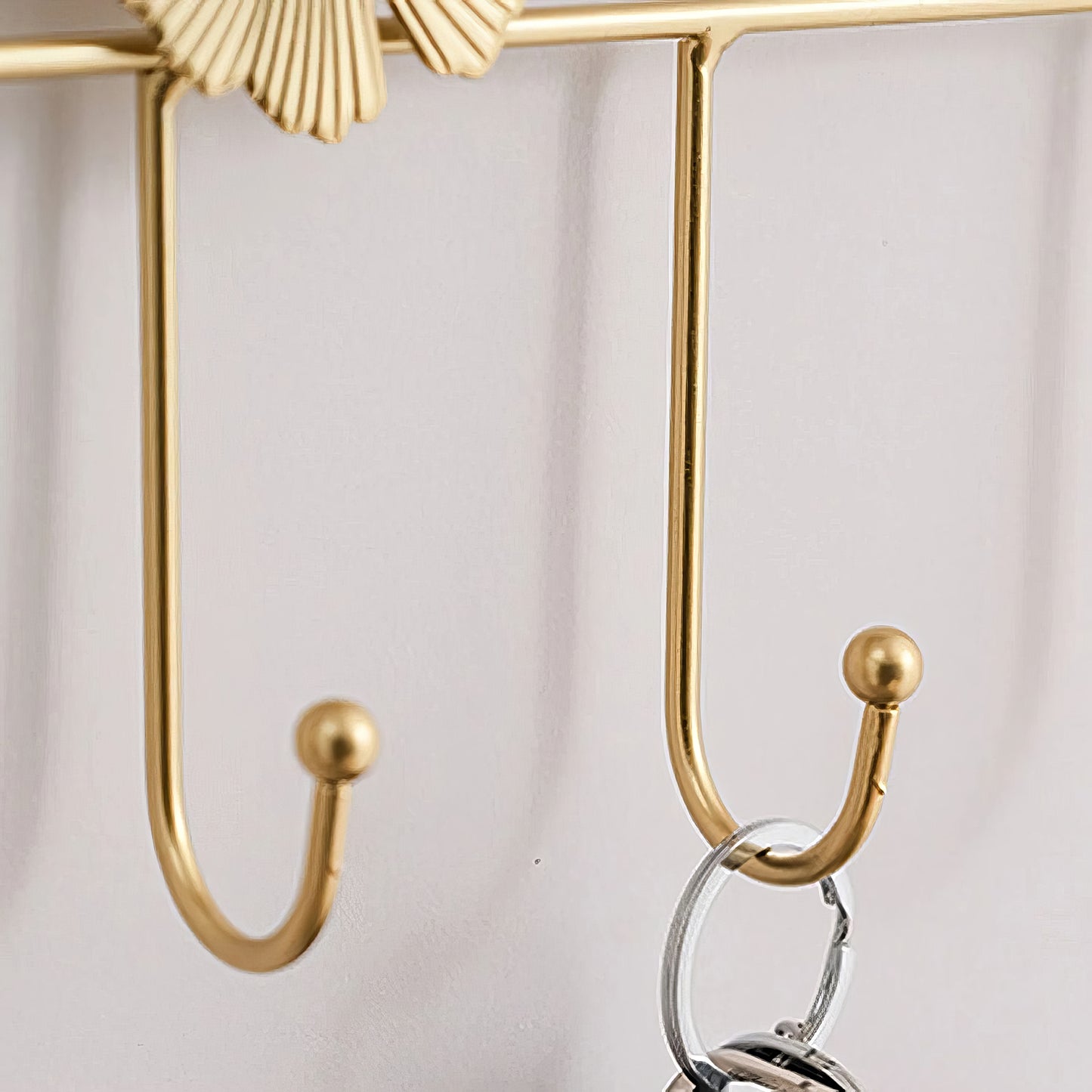 Porte-manteau décoratif - Style Feuille d'or