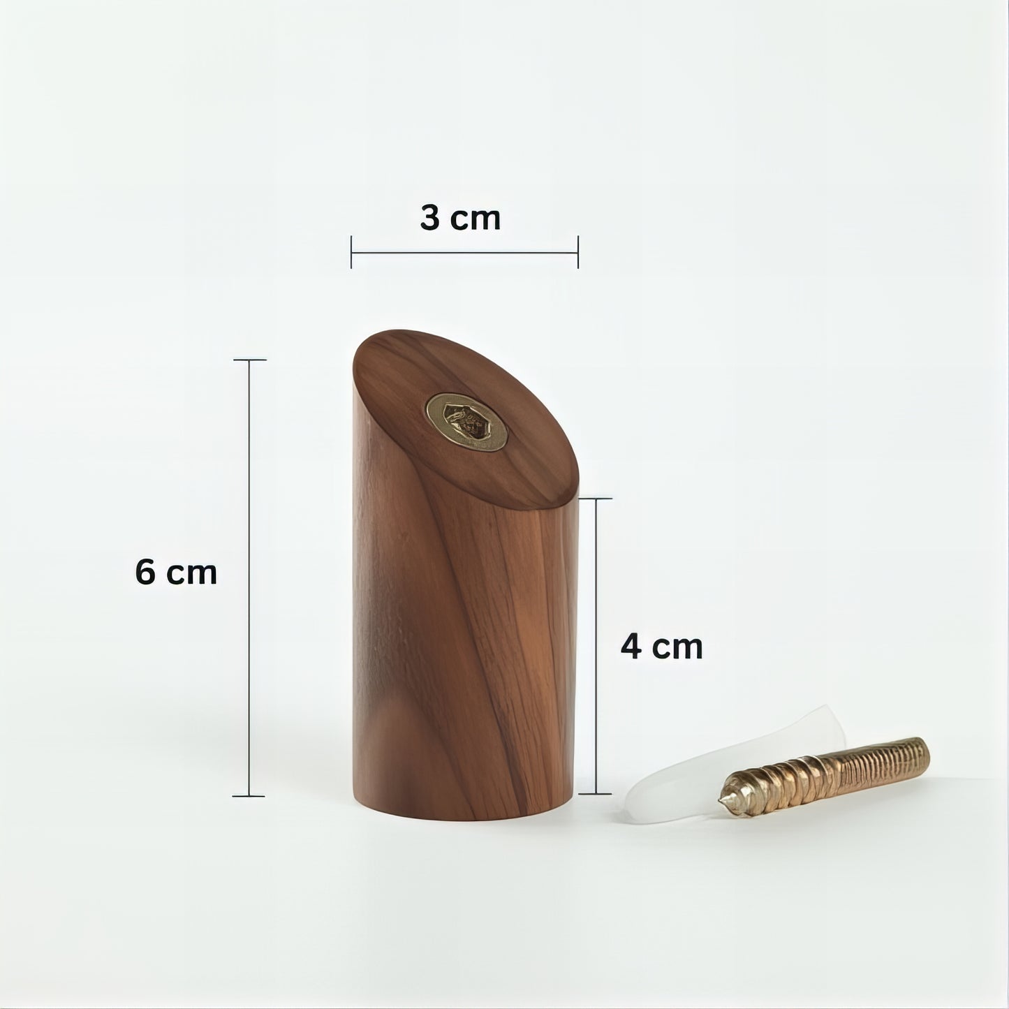 Patère individuelle en bois - Style bicolore & asymétrique (Lot de x10)
