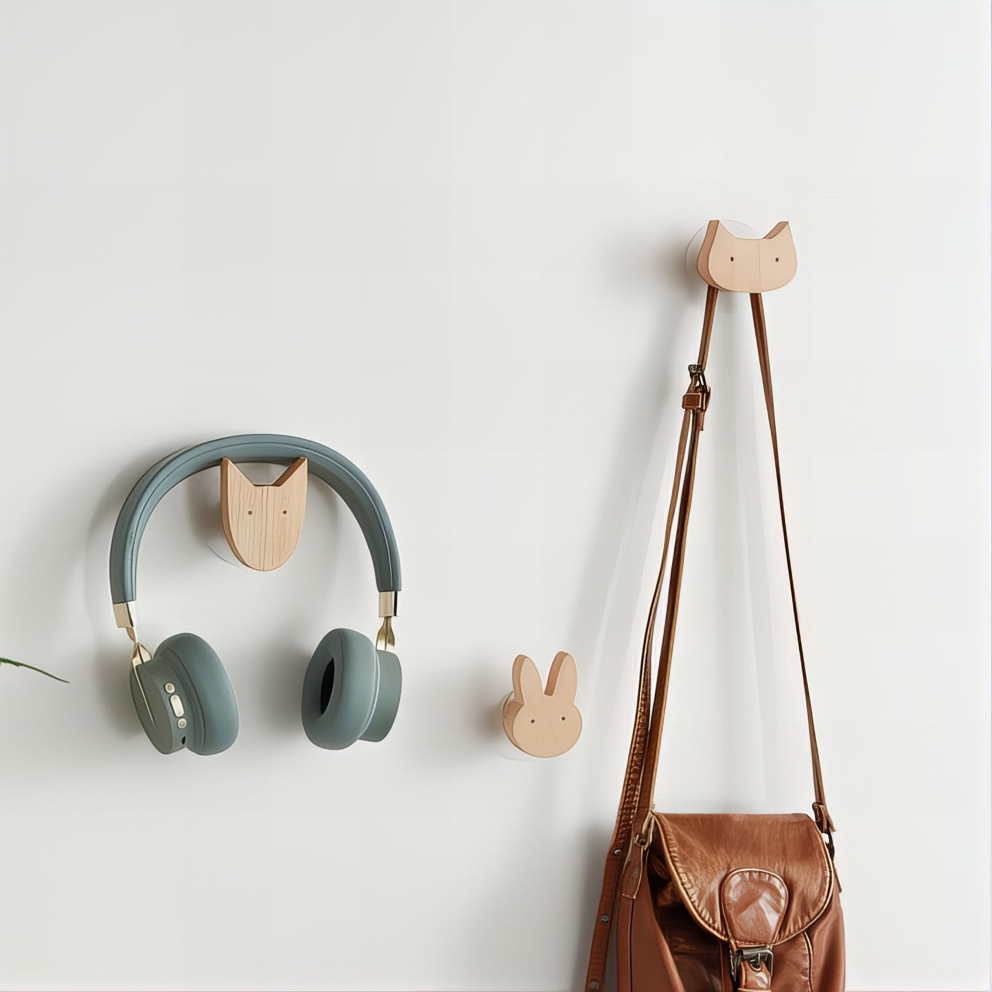 Patère en Bois pour enfant - Animaux de la Savane (Lot x8)