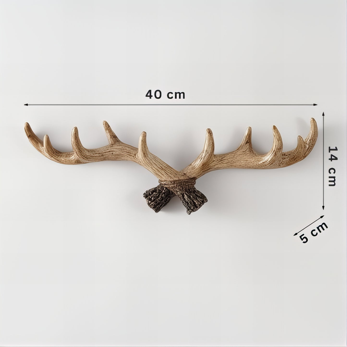 Porte-manteau décoratif - Style bois de cerfs