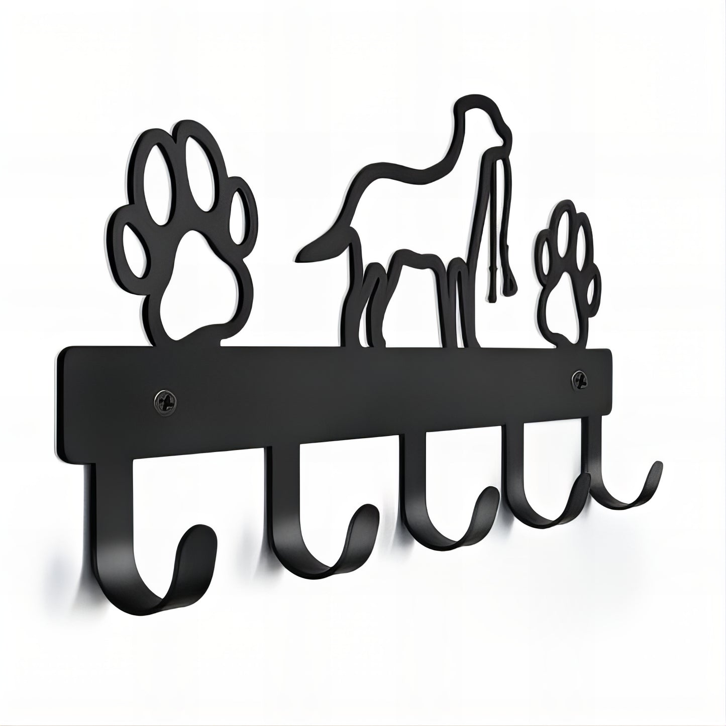 Porte-manteau mural & clés - Style patte de chien