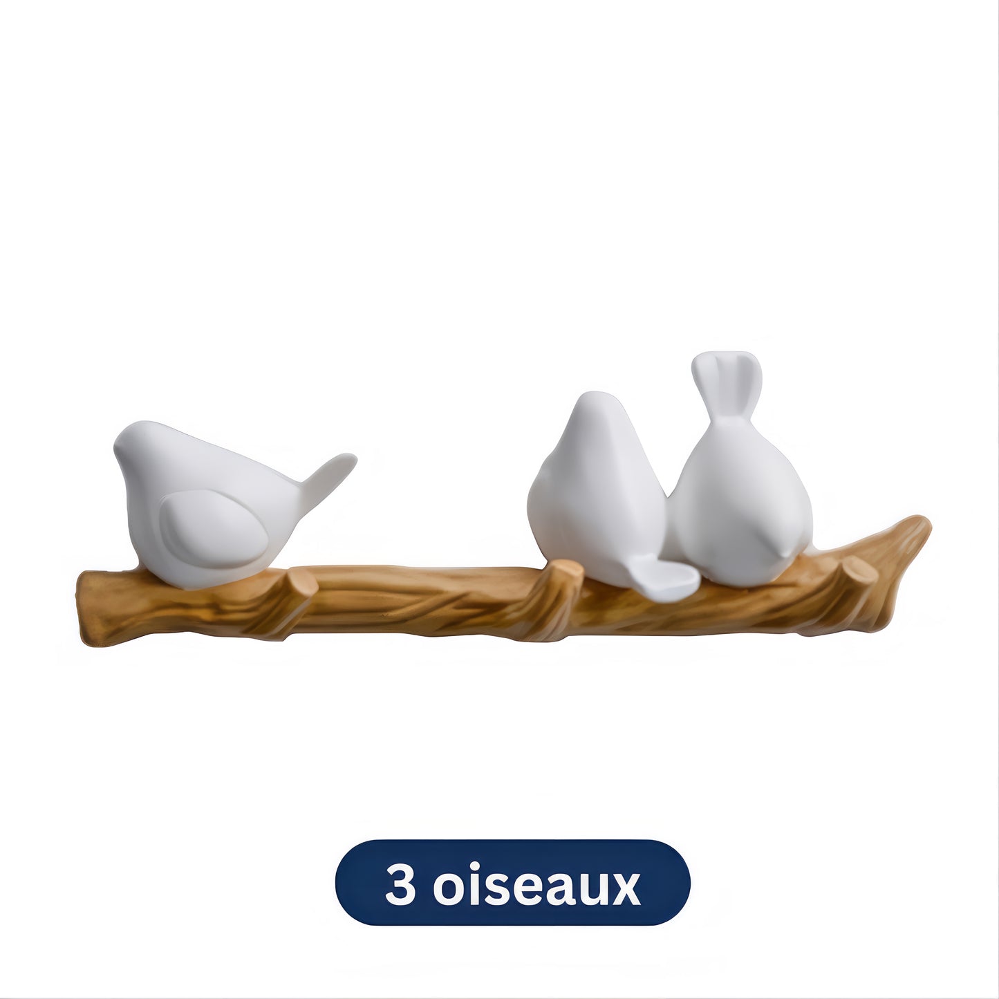 Porte-manteau décoratif - Style oiseaux 3D