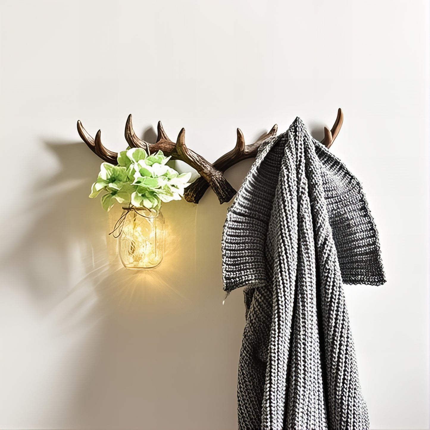 Porte-manteau décoratif - Style bois de cerfs