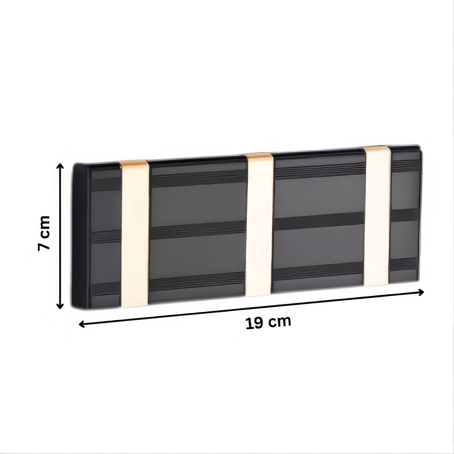 Crochet Mural Pliable en Or