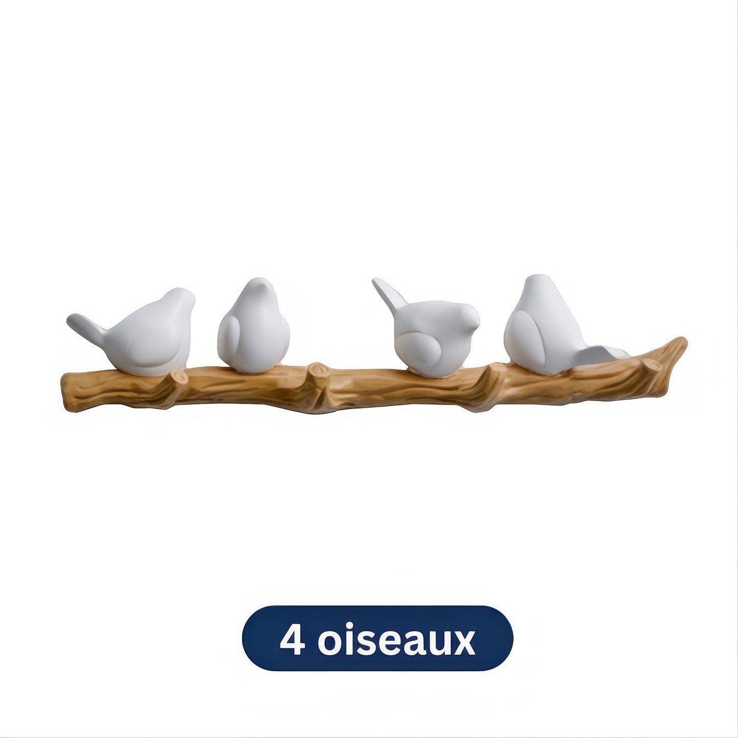 Porte-manteau décoratif - Style oiseaux 3D