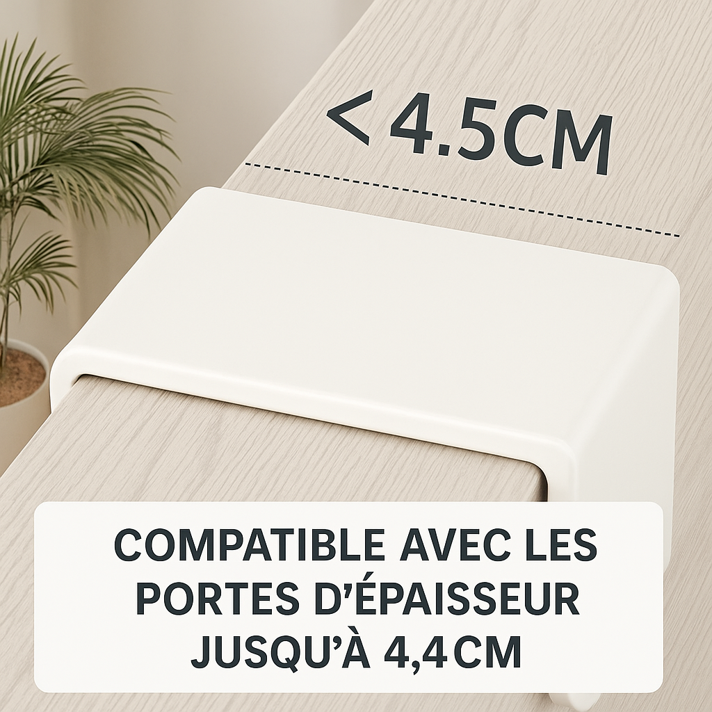 Porte-manteau de porte - Style vague