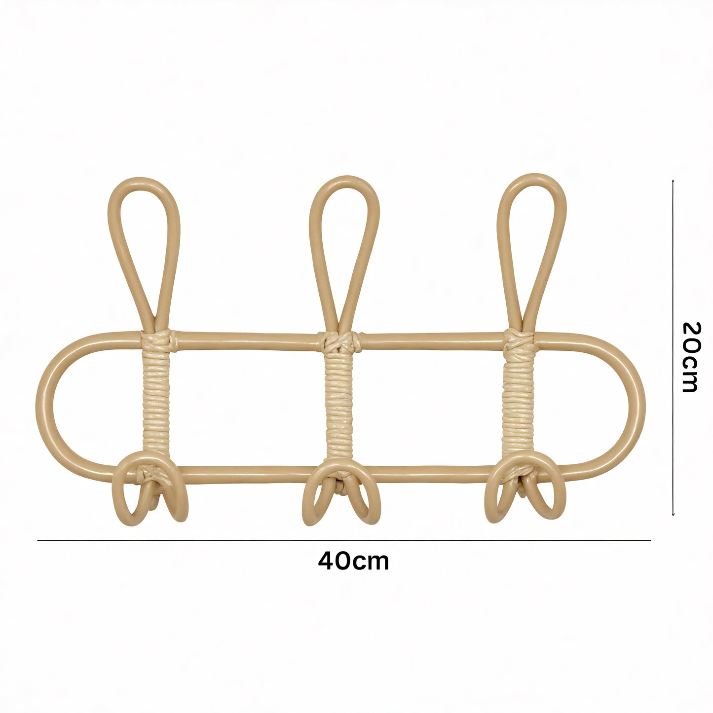 Porte-manteau en osier - Style campagne