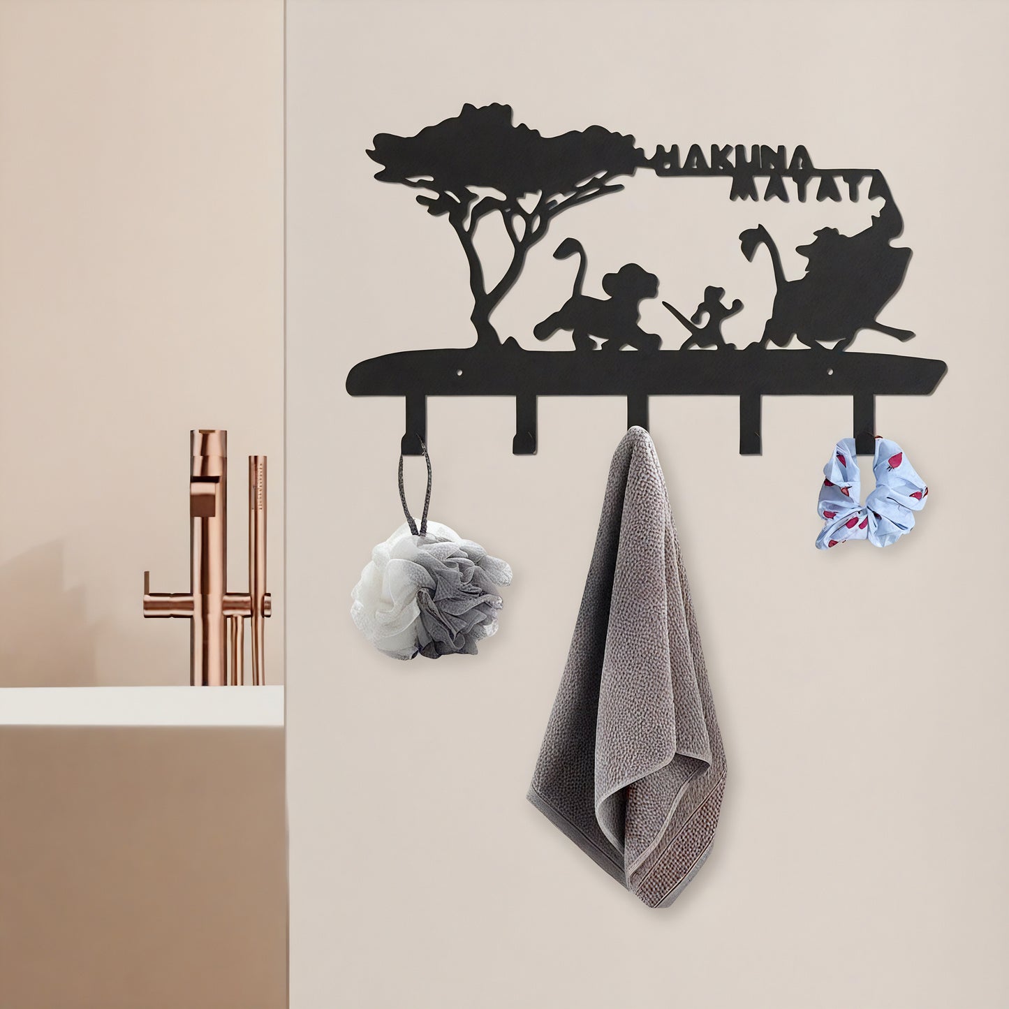 Porte-manteau original - Style Hakuna Matata