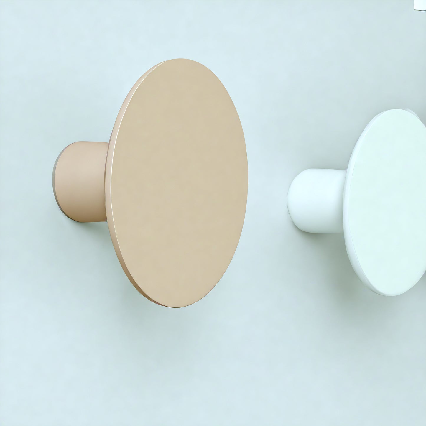 Patère individuelle multicolore - Style rond & asymétrique (Lot x4)