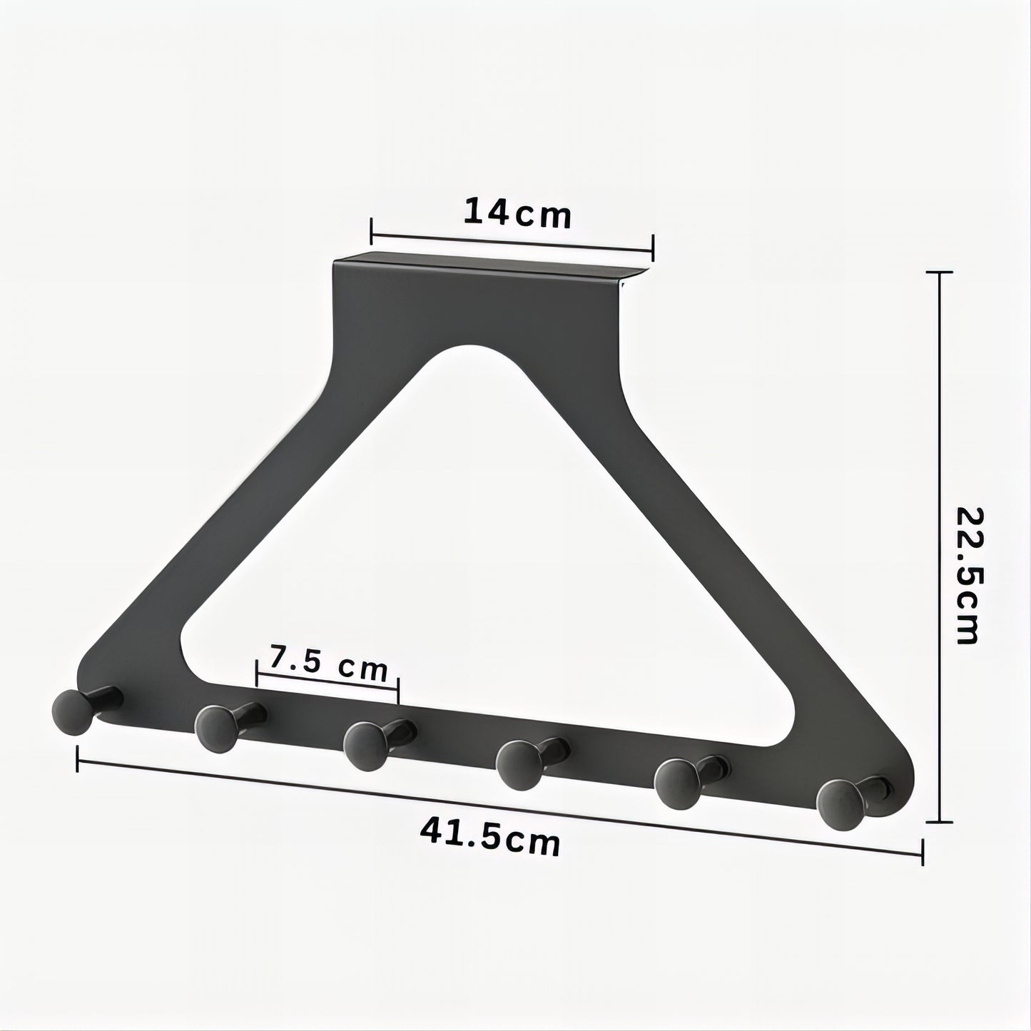 Porte-manteau de porte - Triangulaire