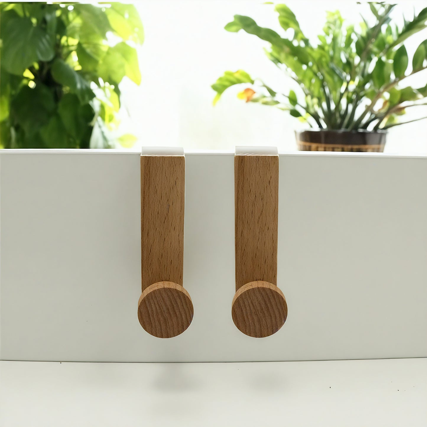 Porte-manteau de porte - Style rustique (Lot x2)