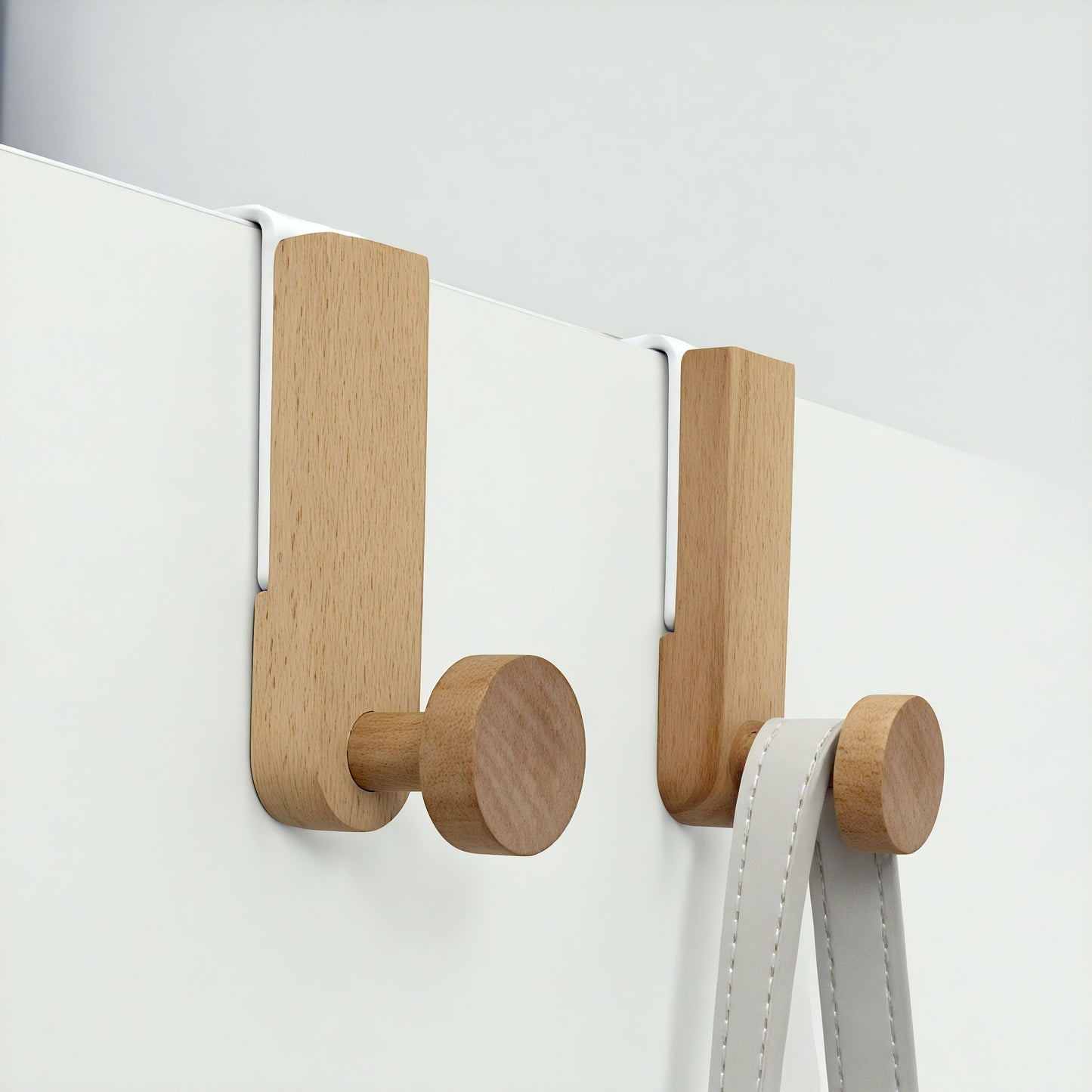 Porte-manteau de porte - Style rustique (Lot x2)