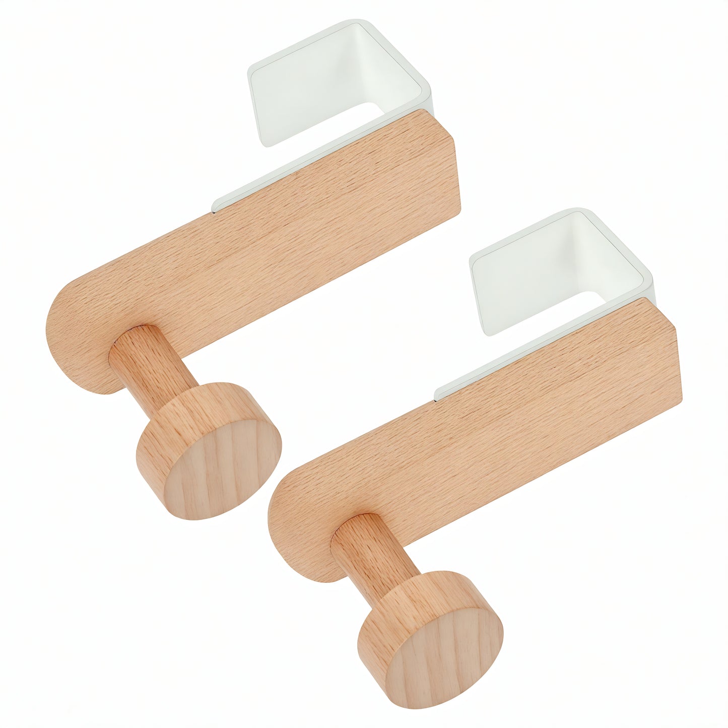 Porte-manteau de porte - Style rustique (Lot x2)