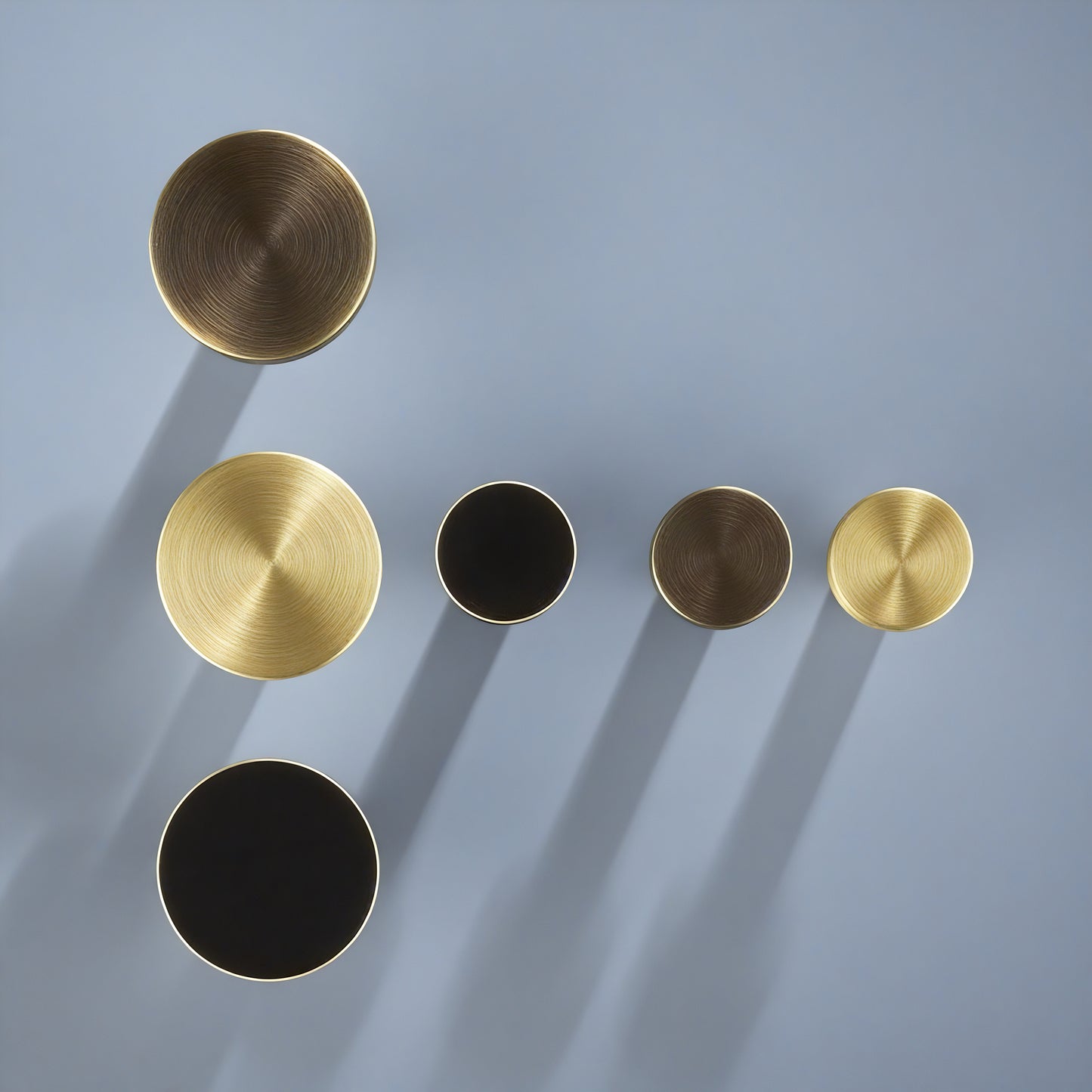Patère murale laiton - Style classique (lot de x4)