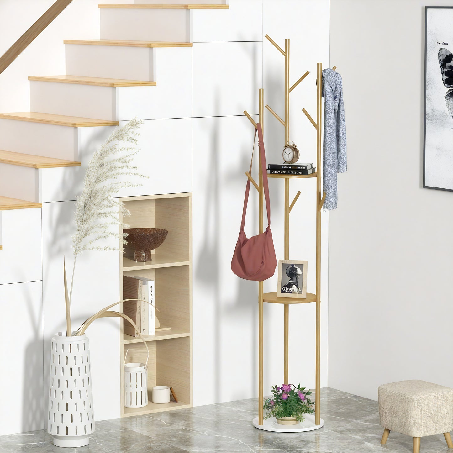 Porte-manteau sur pied - Style moderne