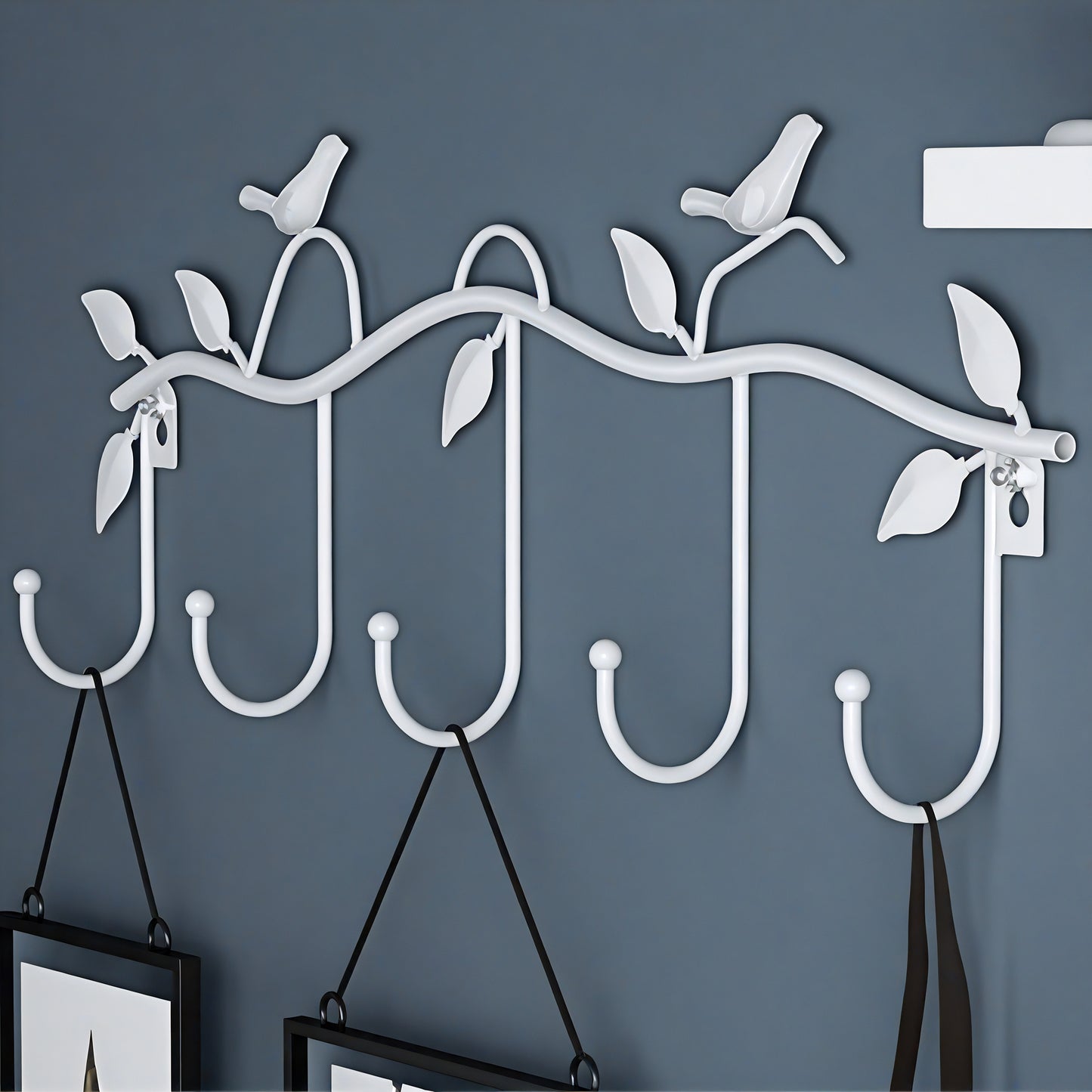 Porte-manteau mural - Style décoratif en métal