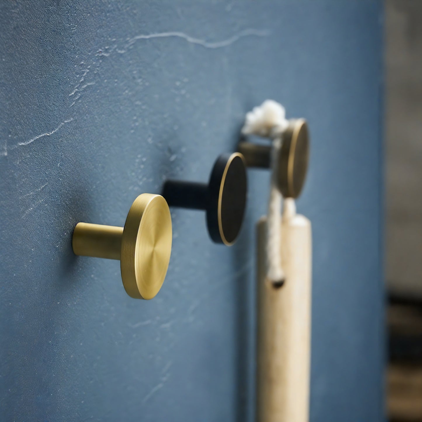 Patère murale laiton - Style classique (lot de x4)
