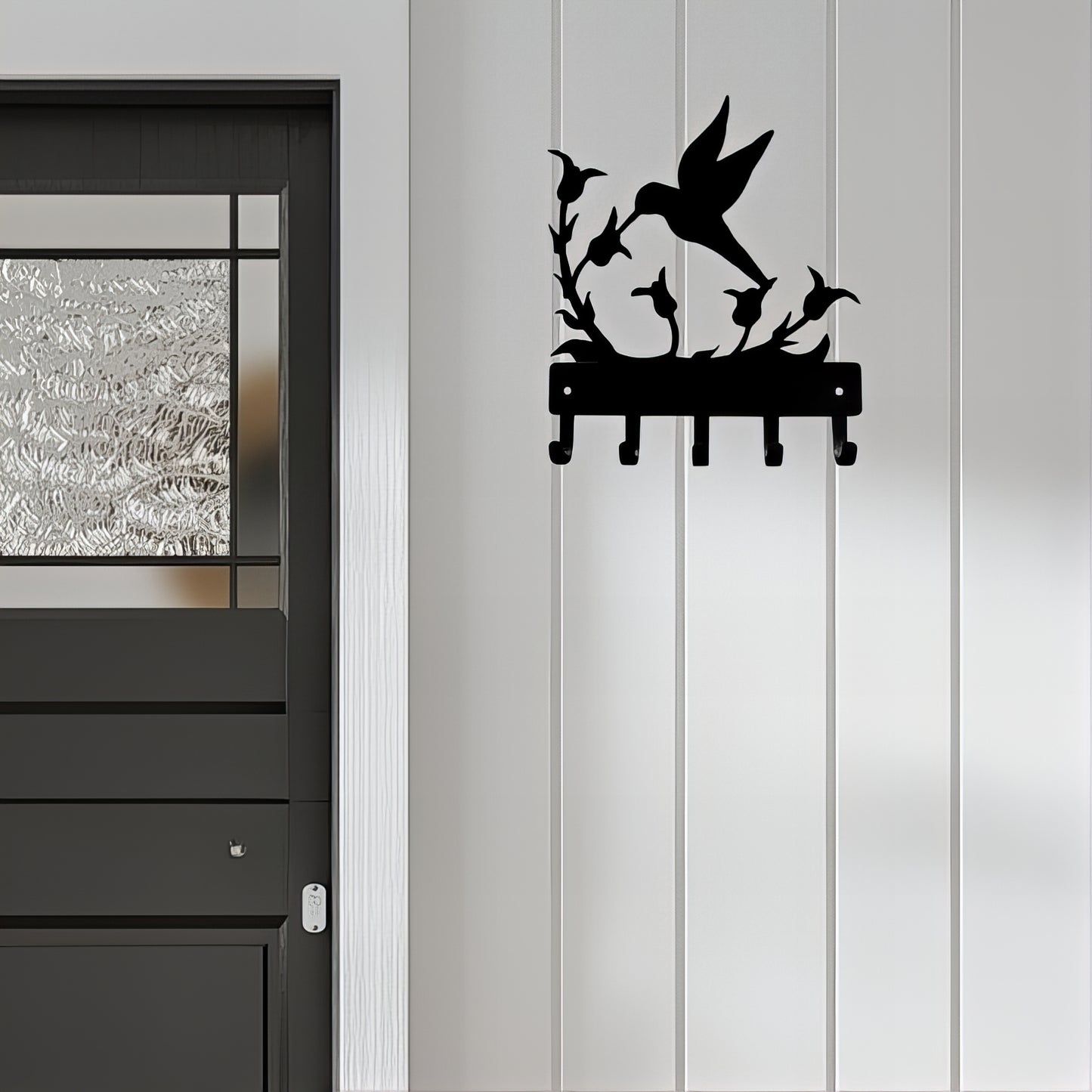 Porte-manteau mural & clés - Style oiseau