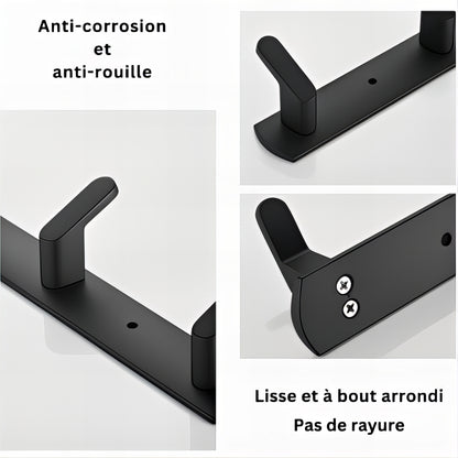 Porte-Manteau Mural en Aluminium Sirius