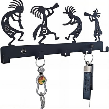 Porte-manteau mural & clés - Style musicien