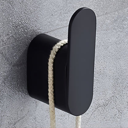 Crochet Suspendu Vertical Noir