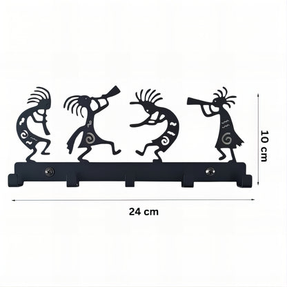 Porte-manteau mural & clés - Style musicien