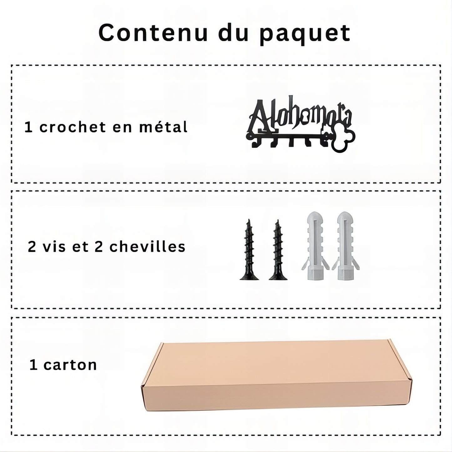 Porte-manteau mural & clés - Style Harry Potter