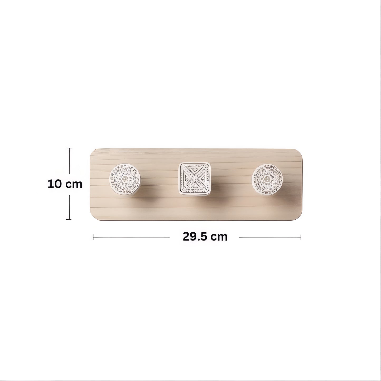 Porte-Manteau Mural en Bois Style Scandinave
