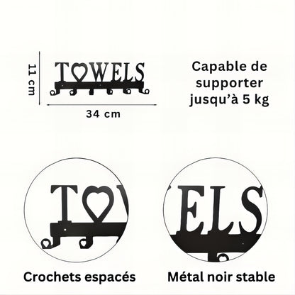 Porte-manteau mural - Style Towels