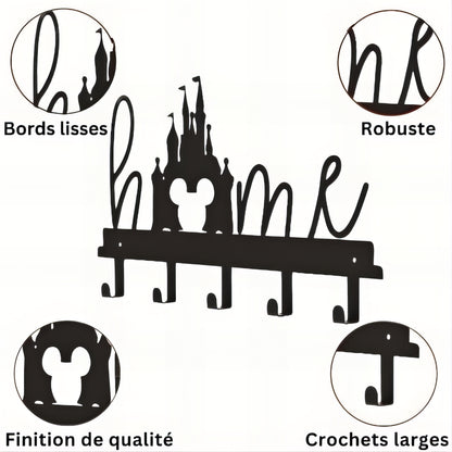 Porte-manteau mural - Style Château Disney