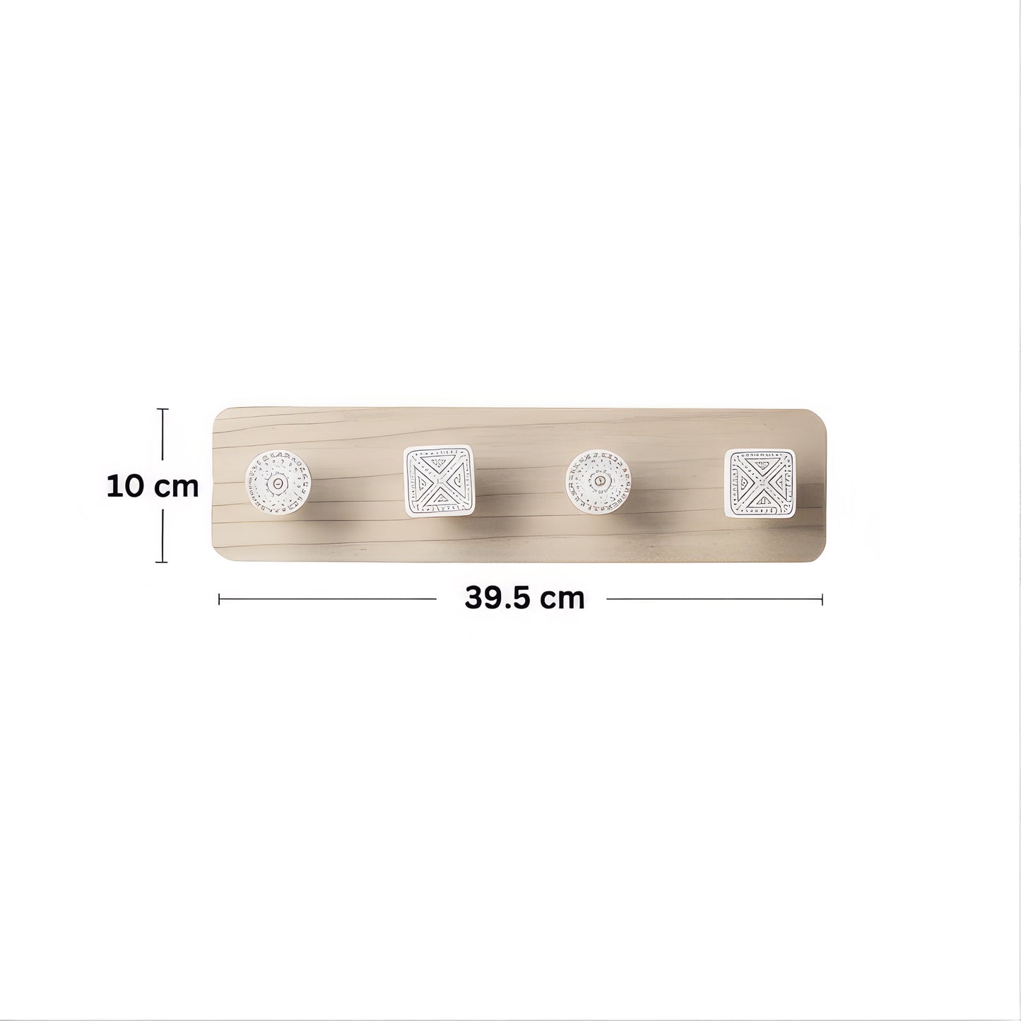 Porte-Manteau Mural en Bois Style Scandinave