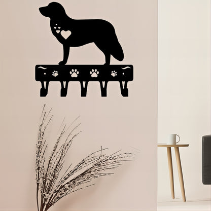 Porte-manteau mural & clés - Style chien Labrador