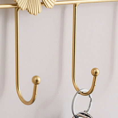 Porte-manteau décoratif - Style Feuille d'or