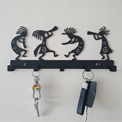 Porte-manteau mural & clés - Style musicien
