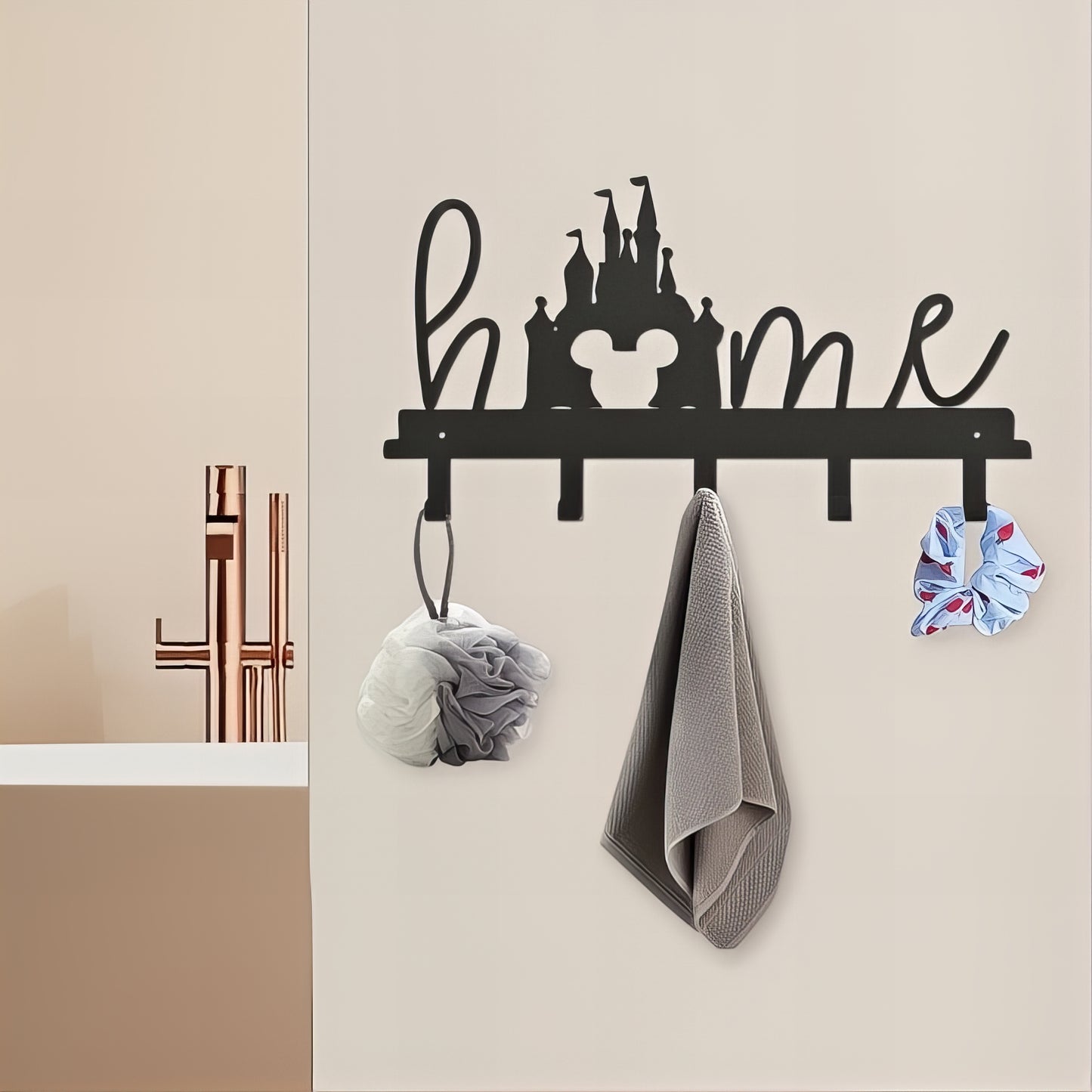 Porte-manteau mural - Style Château Disney
