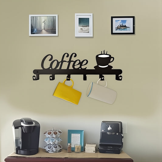 Porte-manteau mural & clés - Style coffee