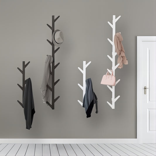 Patère Murale en Bambou Forme Arbre