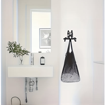 Porte-manteau & clés mural - Style chien Berger Allemand