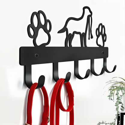 Porte-manteau mural & clés - Style patte de chien
