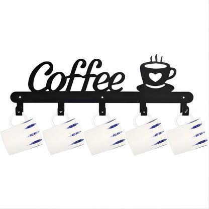 Porte-manteau mural & clés - Style coffee