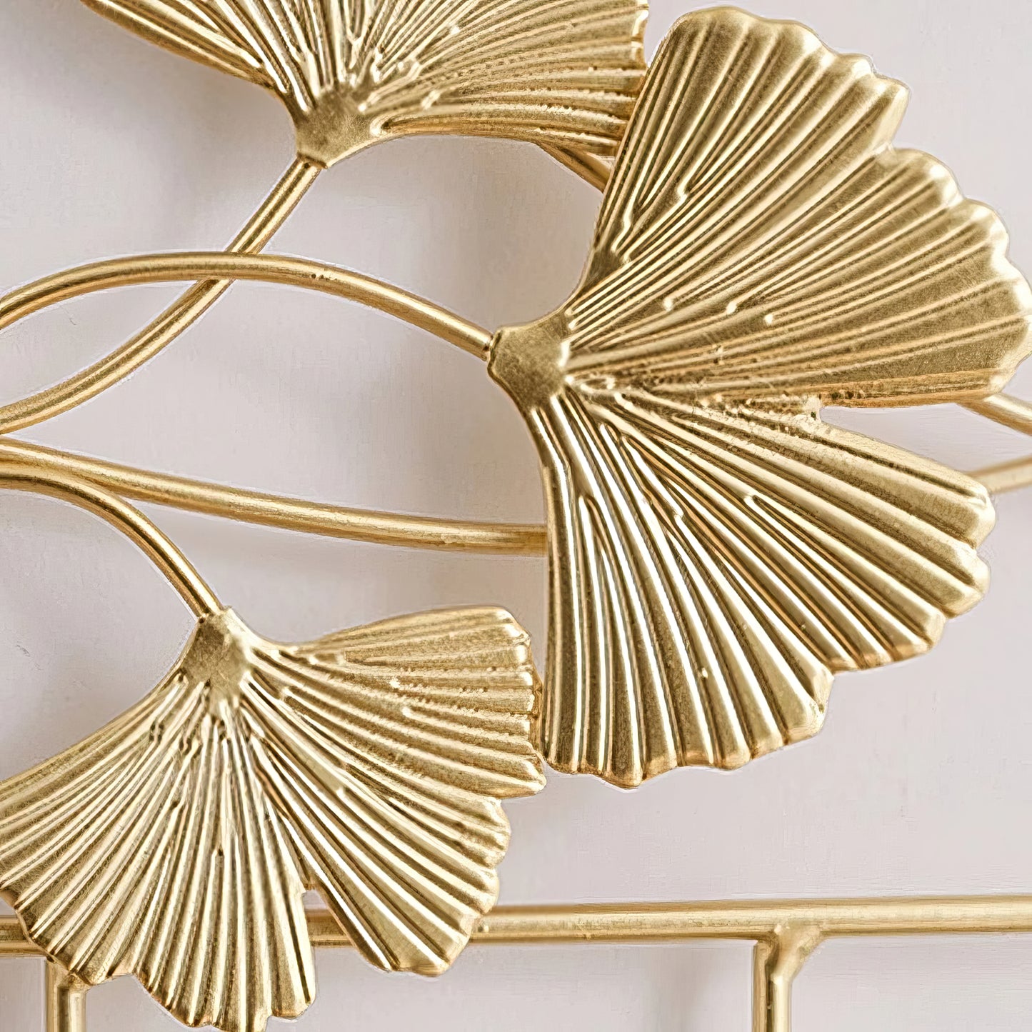 Porte-manteau décoratif - Style Feuille d'or